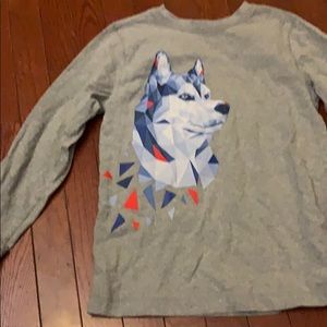 Gymboree boys size 10-12 long sleeved T shirt .